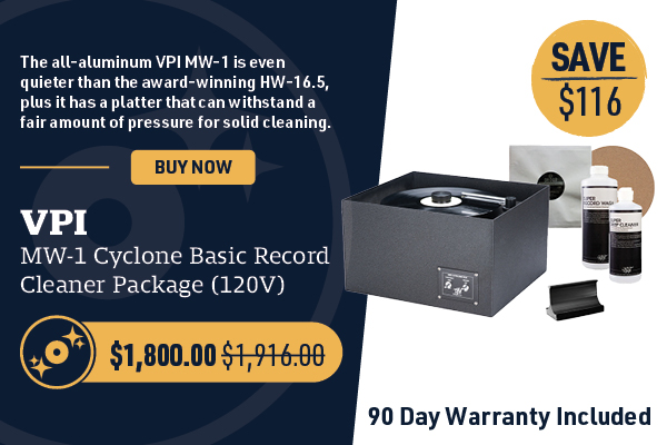 VPI MW-1 Cyclone Basic Record Cleaner Package (120V)