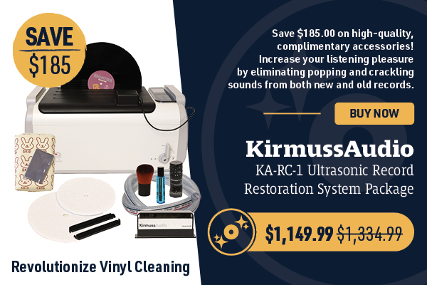 KirmussAudio KA-RC-1 Ultrasonic Record Restoration System Package