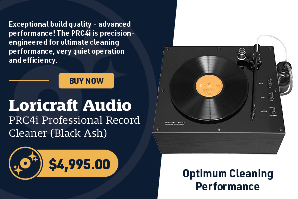 Loricraft Audio PRC4i Professional Record Cleaner (Black Ash)