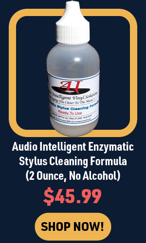 Audio Intelligent Vinyl Solutions Enzymatic Stylus Cleaning Formula with Brush (2 Ounce, No Alcohol)