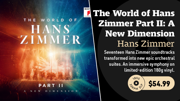 Hans Zimmer The World of Hans Zimmer Part II: A New Dimension 180g 3LP