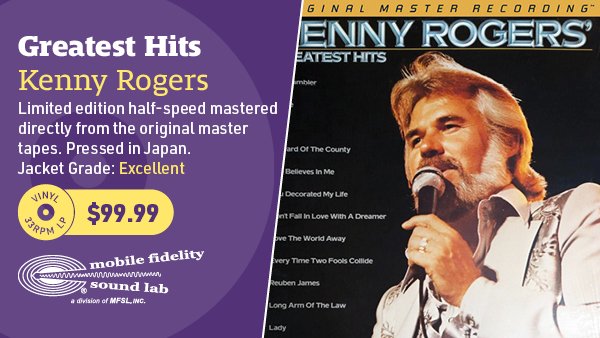 Kenny Rogers Greatest Hits MOFI LP